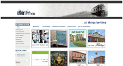 Desktop Screenshot of beltline.ca